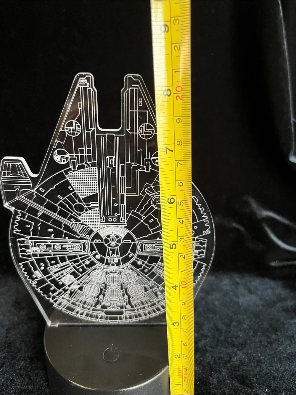 Star Wars Millennium Falcon Beautiful Glowing 7 Colors LED Night Light Lamp